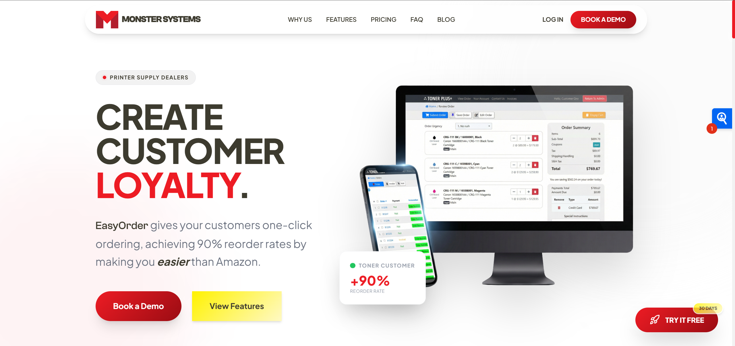 The new Monster Systems website